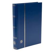 classeur pour timbres 64 pages noires BASIC S64 bleu Leuchtturm 327853