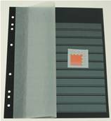 5 Feuilles cartonnées 11 bandes Noires OMEGA 11 SP Leuchtturm 346723