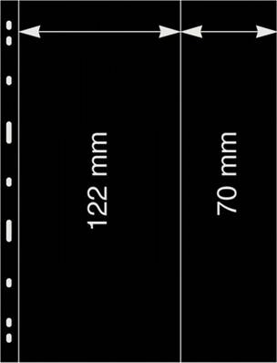 5 feuilles UNIPLATE noires 062 LINDNER