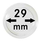 10 Capsules 29 mm pour pieces LINDNER 2250029P