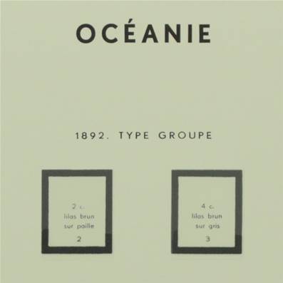 OCEANIE 1892-1956 avec pochettes MOC 316521