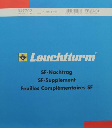 Feuille à pochette SF minifeuille de France 2014 Leuchtturm N15K SF/14 347702