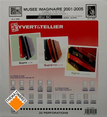 Jeu France SC Musée Imaginaire 2001 à 2005 Yvert et Tellier 13061