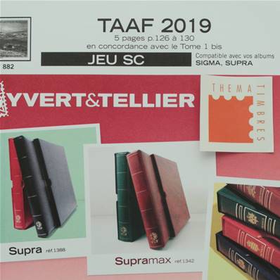 Jeu TAAF SC 2019 Yvert et Tellier 134691