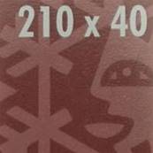 25 bandes 210 mm x 40 mm simple soudure fond noir Yvert 18040
