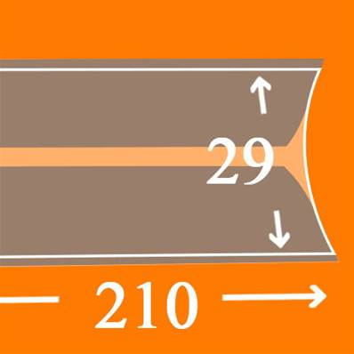 25 bandes 210 mm x 29 mm double soudure fond noir Yvert et Tellier 19029