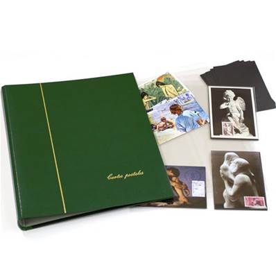 album cartes postales vert Yvert et Tellier 2000