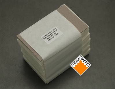 500 sachets cristal 75 x 102 mm + 16 mm de rabat
