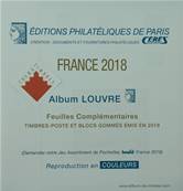Feuilles France 2018 Album Louvre Edition Ceres FF18