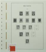 Feuilles Réunion CFA 1949 à 1974 pochettes SF Leuchtturm 15RESF 313935
