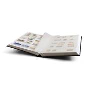 classeur pour timbres 64 pages blanches BASIC W64 noir Leuchtturm 325030