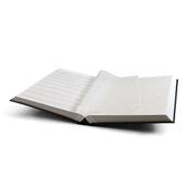 classeur pour timbres 64 pages blanches BASIC W64 noir Leuchtturm 325030