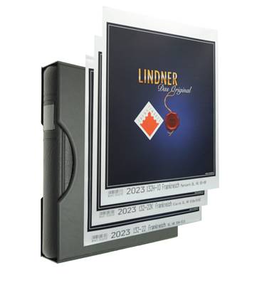 Lot France 2023 ensemble 1124 noir LINDNER T T132-23ES
