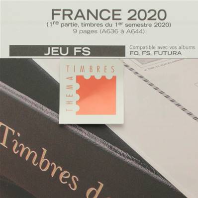 Jeu France Futura FS 2020 1er semestre Yvert et Tellier 135106