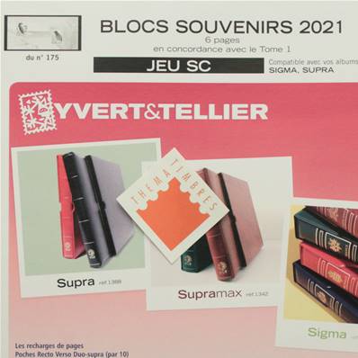 Jeu France SC Blocs Souvenirs 2021 Yvert et Tellier 136131