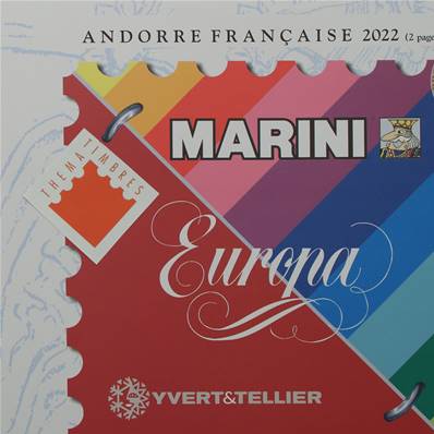 Jeu Andorre Francais 2022 Yvert et Tellier MARINI 137743