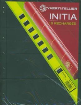 10 recharges Initia 4 bandes Yvert et Tellier 24410