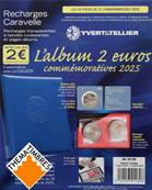 feuilles 2 Euros commemoratifs 2025 caravelle Yvert et Tellier 301189