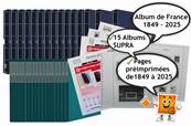 15 Reliures avec �tui Supra et feuilles France 1849 � 2025 Yvert & Tellier 91296