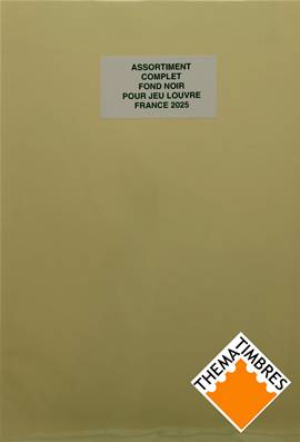 Jeu de pochettes complet France 2025 Album Louvre Ceres HBA25C