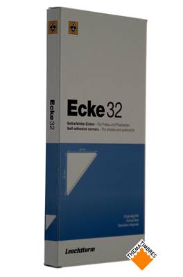 250 Coins Auto collants 32 x 32 mm Leuchtturm ECKE32 327574