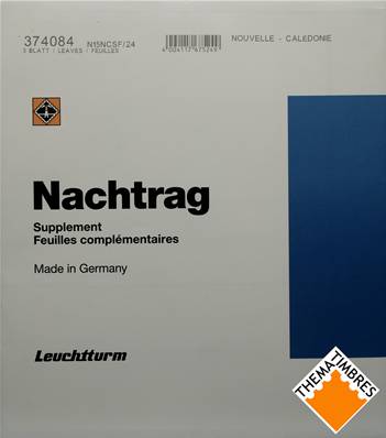 Feuilles Nouvelle Caledonie 2024 à pochettes SF Leuchtturm 374084