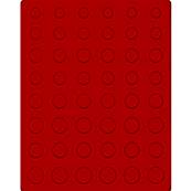 plateau rouge vif pour medailler LINDNER 2506E