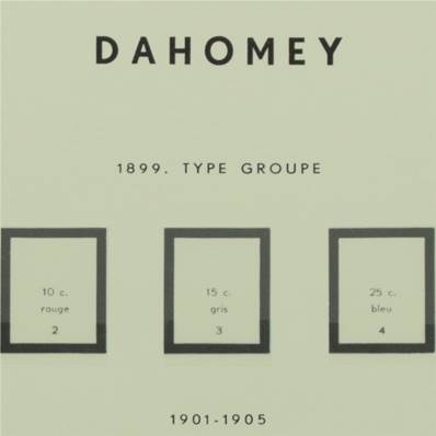 DAHOMEY 1899-1942 avec pochettes MOC 313846