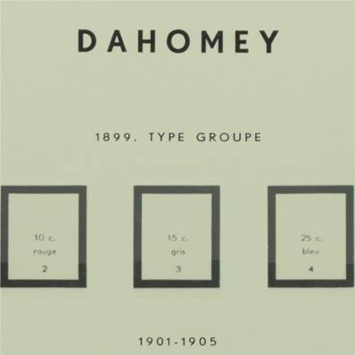 DAHOMEY 1899-1942 avec pochettes MOC 313846