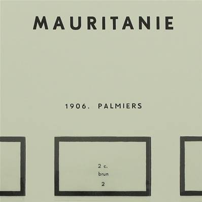 MAURITANIE 1906-1944 avec pochettes MOC 325504