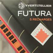recharge 5 feuilles plastique pour roulettes Futura R6 Yvert et Tellier 1632