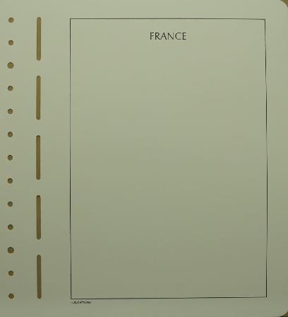 12 Feuilles vierges avec titre France Leuchtturm BL15 333055