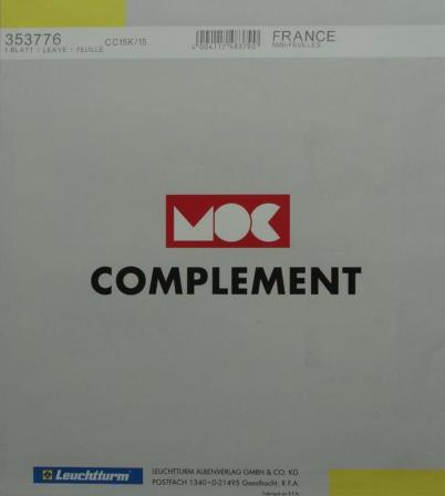 Feuille France 2015 Mini Feuille Bloc à pochettes MOC CC15K/15 353776