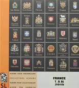 Feuilles standard St Lx b timbres découpés des blocs & carnets France 2015 DAVO