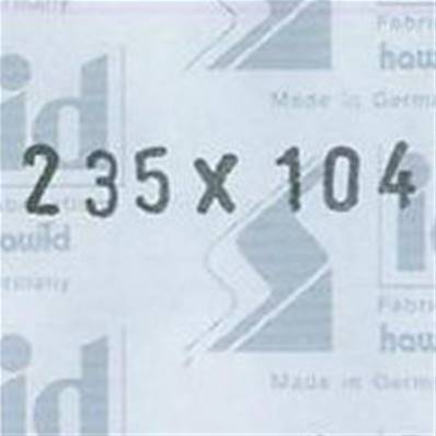 10 bandes Hawid double soudure fond noir 235 x 104 mm ID1104 HA235104