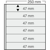 5 Feuilles transparentes Garant 6 bandes SAFE 826