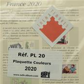 Plaquette couleur France 2020 Safe PL20