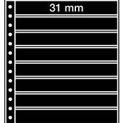 5 Feuilles R8S 8 bandes  fond noir Leuchtturm 359393