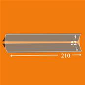 15 bandes Hawid double soudure fond noir 210 x 52 mm HA4052