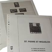 Feuilles Saint Pierre et Miquelon 1952 à 1976 LINDNER T448-52