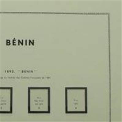 BENIN avant independance 1892-1894 avec pochettes MOC 316572