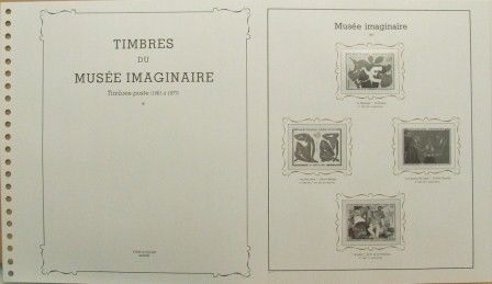 Jeu France SC Musée Imaginaire 1961 à 1977 Yvert et Tellier 1305