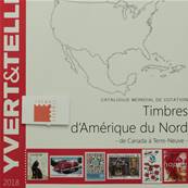 Catalogue de cotation des Timbres d' Amerique du Nord 2018  Yvert