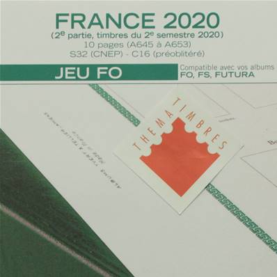 Jeu France Futura FO 2020 2e semestre Yvert et Tellier 135417