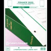 Jeu France Futura FO 2023 1er semestre Yvert et Tellier 138050