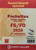 Pochettes 2e semestre 2016 pour Futura FS FO Yvert et Tellier 23711