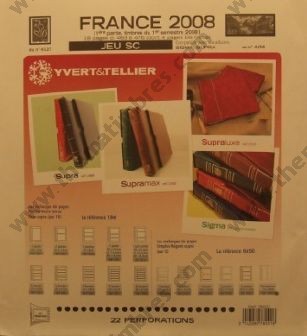 Jeu France SC 2008 1er semestre Yvert et Tellier 78001