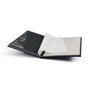 classeur pour timbres 32 pages noires BASIC S32 bleu Leuchtturm 337308