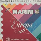 Jeu Blocs Souvenirs France 2016 Yvert et Tellier Marini 109783