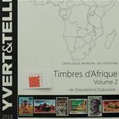 Catalogue de cotation vol 2  Timbres d'Afrique 2018  Yvert & Tellier